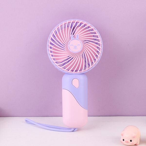 Two-Tone Ice Cream Handheld Fan - Image 4