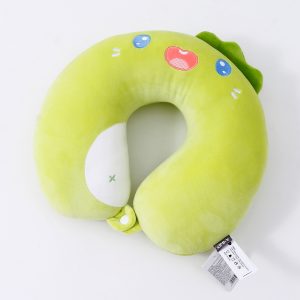 Happy Dinosaur PP Foam U-shaped Pillow (Green)