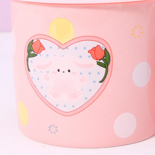 350ml/11.83fl.oz. Outing Diary Creative Ceramic Cup (Pink) - Image 2