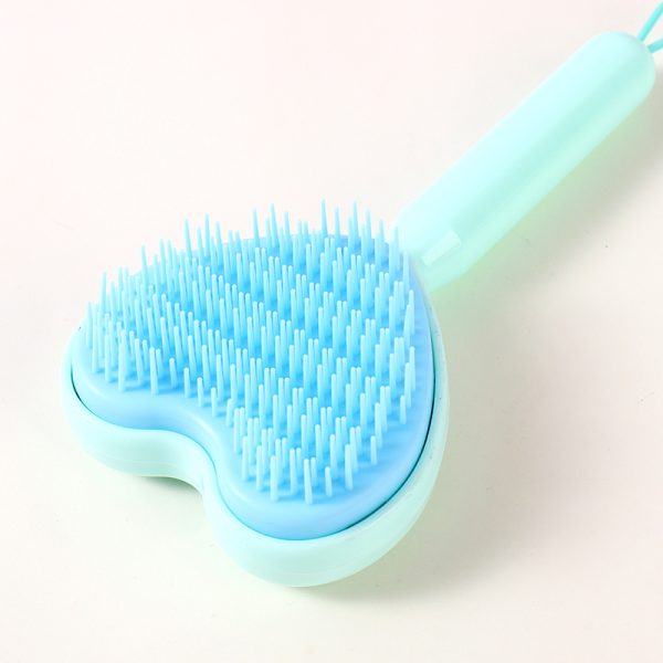 Fruit Collection Heart Glitter Hair Brush - Image 4