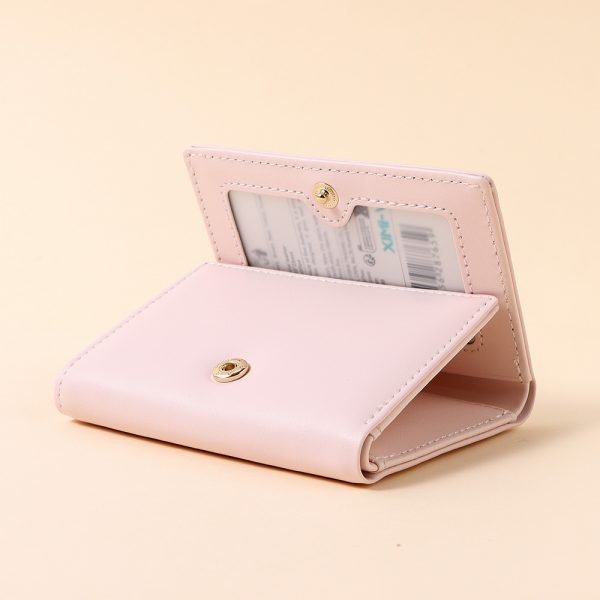 Lovely Brown Bear Trifold Purse for Women - Image 5