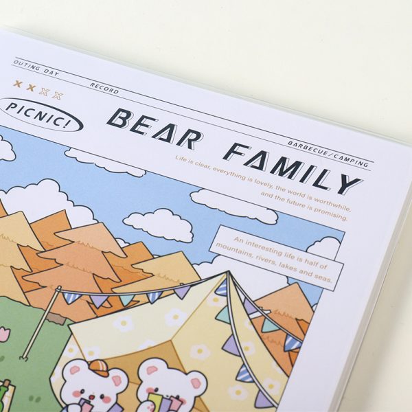 Bear Family Notebook B5 - Image 5