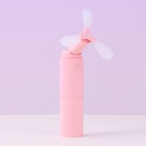 3 Speeds Portable Foldable Handheld Fan LT-S3189 (Pink)