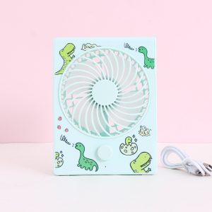 Dinosaur Knob Control Desktop Fan LT-S3181 (Green)