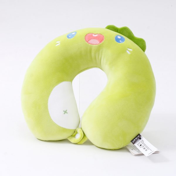 Happy Dinosaur PP Foam U-shaped Pillow (Green) - Image 2
