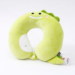 Cute Eyes Dinosaur PP Foam U-shaped Pillow (Green)