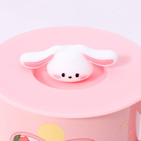 350ml/11.83fl.oz. Outing Diary Creative Ceramic Cup (Pink) - Image 4