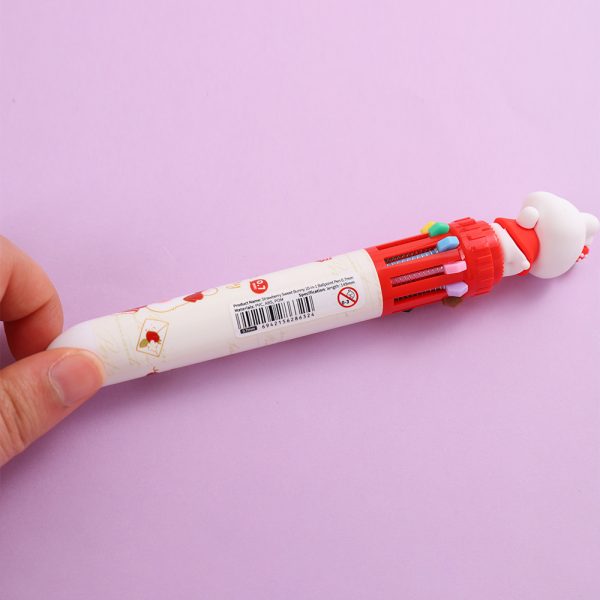 Strawberry Sweet Bunny 10-in-1 Ballpoint Pen 0.7mm - Image 2