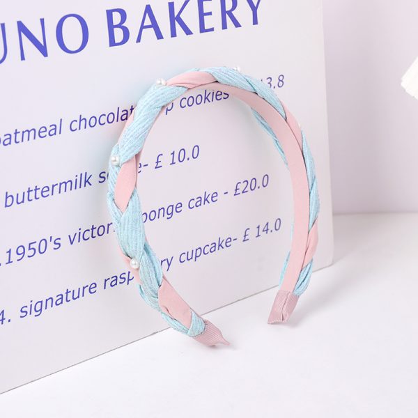 Candy Color Braided Headband - Image 5