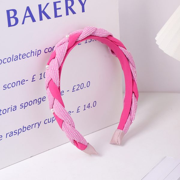 Candy Color Braided Headband - Image 4