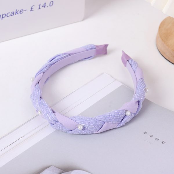 Candy Color Braided Headband - Image 3