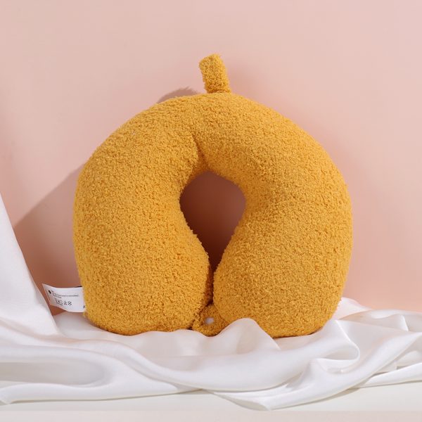 Cookie PP Foam U-Shaped Pillow (Yellow) - Image 4