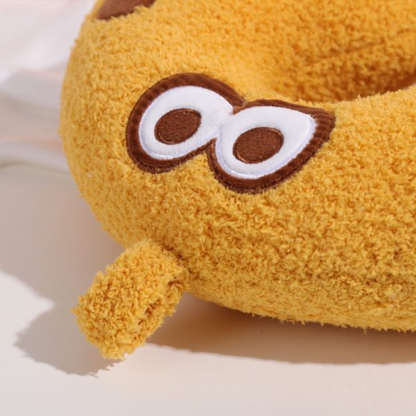 Cookie PP Foam U-Shaped Pillow (Yellow) - Image 3