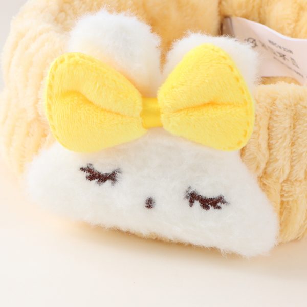 Bowknot Bunny Hair-Drying Band - Image 3