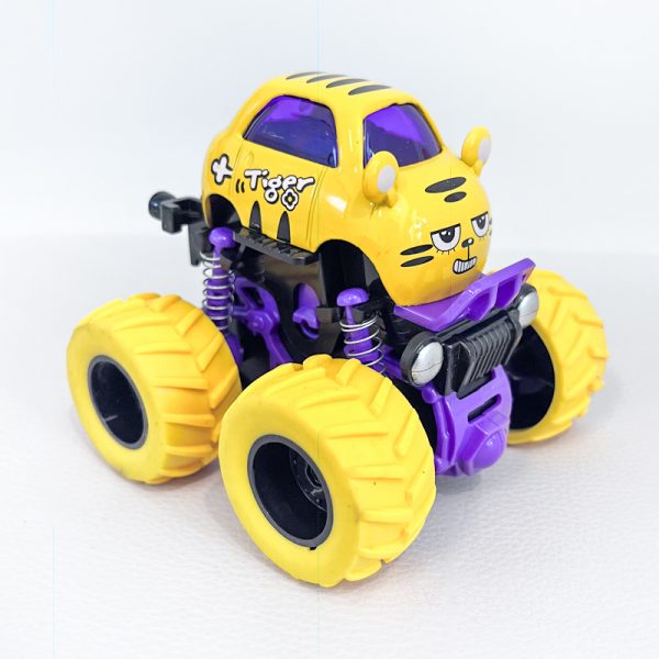 Cute little Tiger Alloy Inertia 4 Wheels Car Toy - Image 4