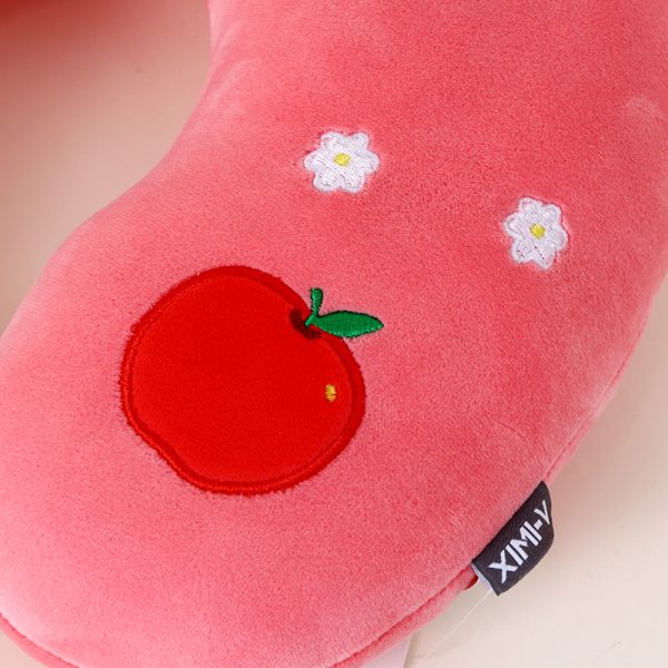 Fruit Collection Apple PP Foam U-Shaped Pillow (Pink) - Image 3