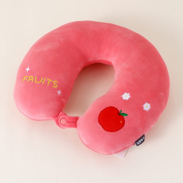 Fruit Collection Apple PP Foam U-Shaped Pillow (Pink) - Image 2