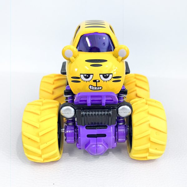 Cute little Tiger Alloy Inertia 4 Wheels Car Toy - Image 3