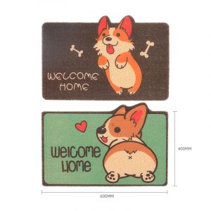 Corgi PVC Non-slip Dust-proof Floor Mat