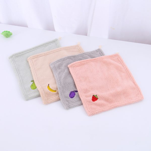 Embroidery Fruit Hand Towel