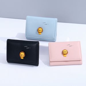 Cartoon Lion Folding Wallet