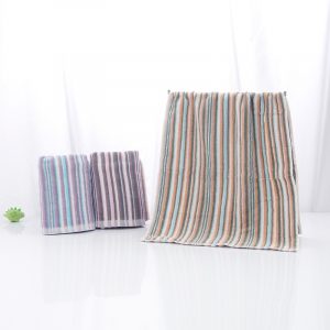 Stylish Colorful Stripes Towel for Adult