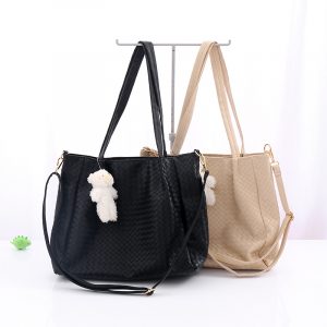 Imitation Braided PU Single-shoulder Bag