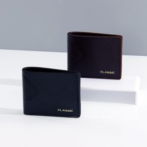 Embossed Short Wallet for Men