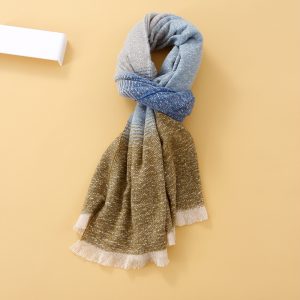 Gentleness A/W Scarf(Blue and Green)