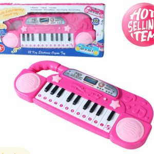 Lovely Pink 22 Key Electronic Organ Toy (Electric)