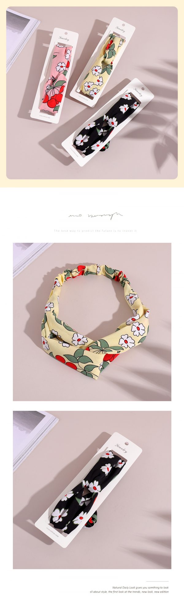 Cherry Printed Headband - Image 2