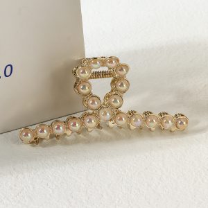 Colorful Beads Alloy Claw Clips #2