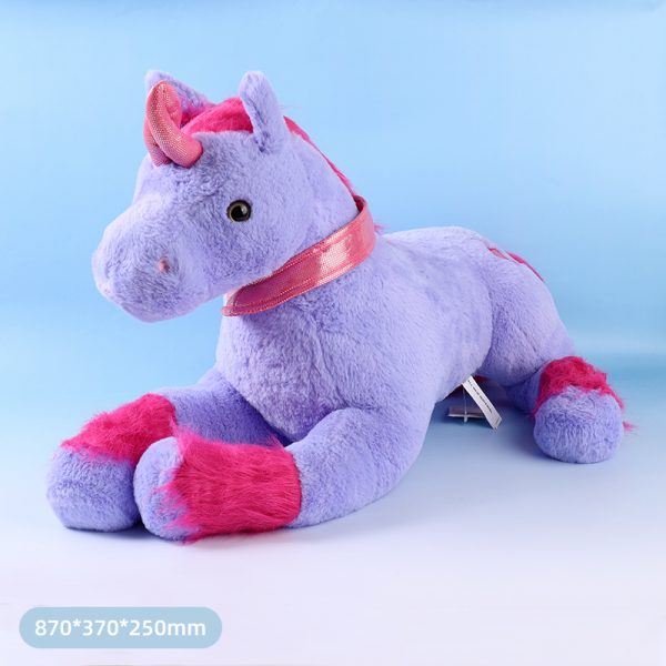 Dream Pony Series Purple Pony Plush Doll (L)