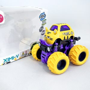 Cute little Tiger Alloy Inertia 4 Wheels Car Toy