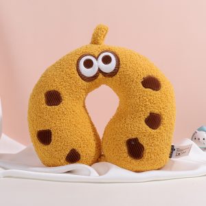 Cookie PP Foam U-Shaped Pillow (Yellow)