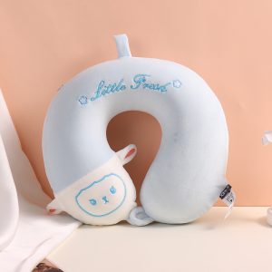 Star Sheep Memory Foam U-Shaped Pillow (Blue)