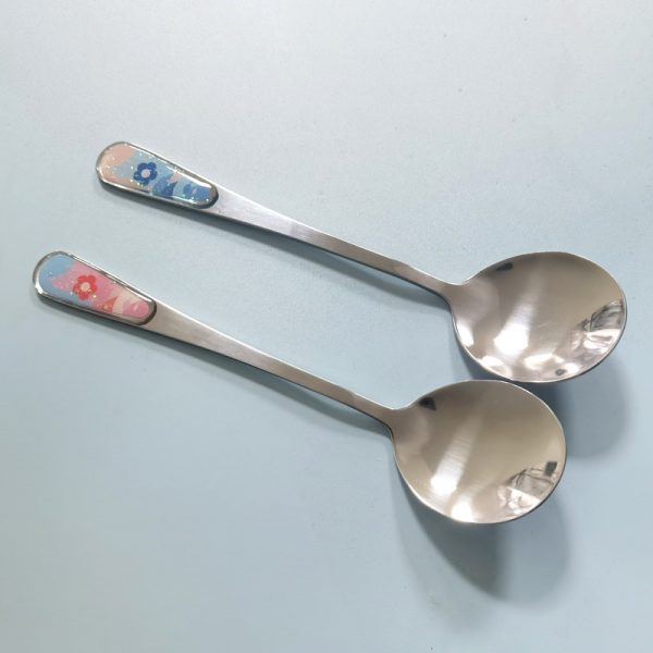 Swim Into the Sea Series Glitter Spoon (Silver) ZW43006S