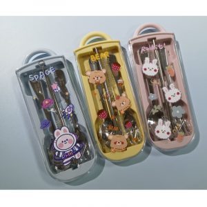 Milk Tea Cartoon Tableware Set 4PCS ZW304010