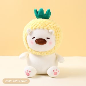 Fruit Collection Pineapple Nuomi Bear Plush Doll (S) (25CM)
