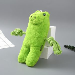 Squeaker Pat Toy for Pets （Gekonni) (Green）