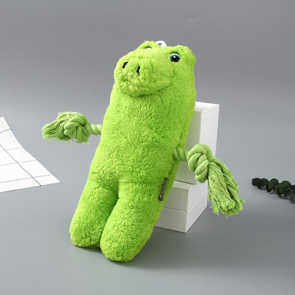 Squeaker Pat Toy for Pets （Gekonni) (Green）