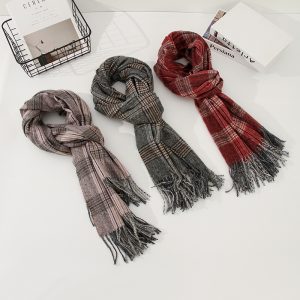 Plaid Winter Scarf