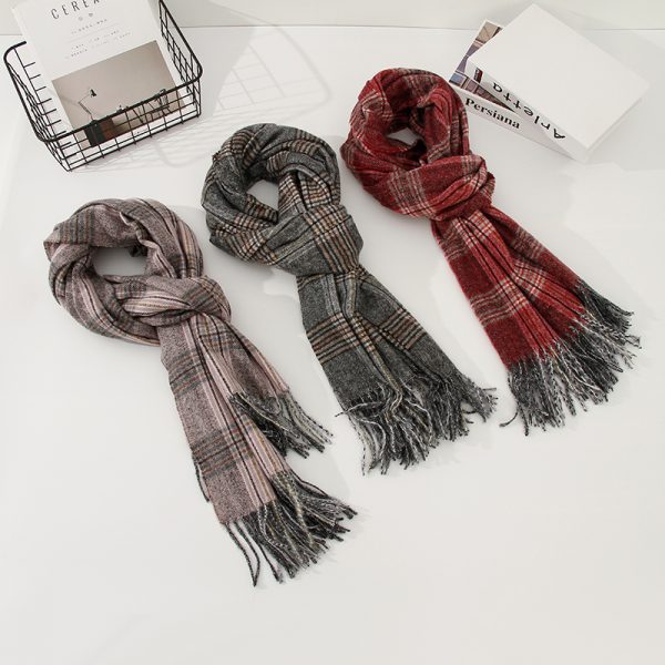 Plaid Winter Scarf
