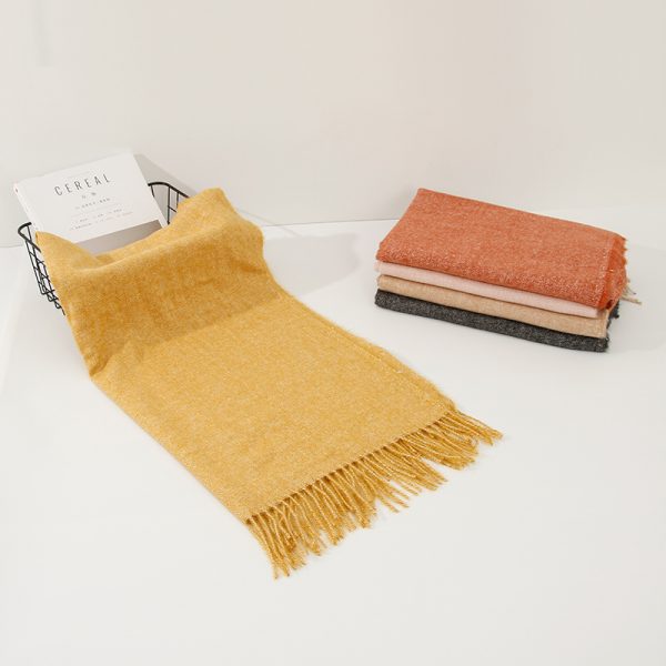 Solid Color Winter Scarf