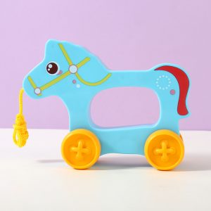 Cute Horse Pull Car Toy