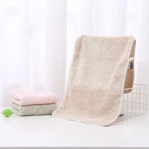Classic Plaid Towel for Adults