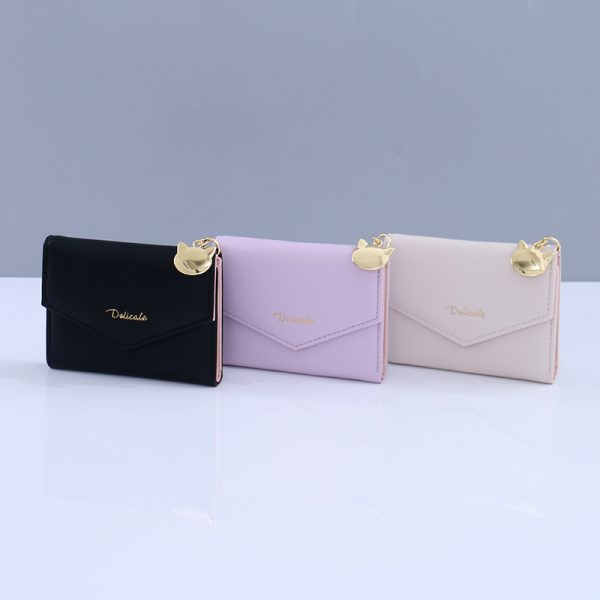 Women’s Wallet with Kitten Pendent