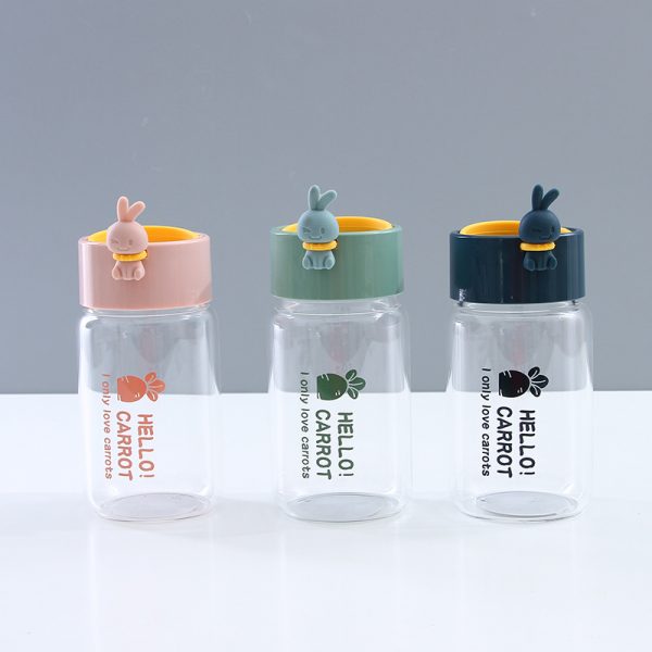 Adorable Stylish Bunny Water Bottle – 340ml/11.4fl.oz.