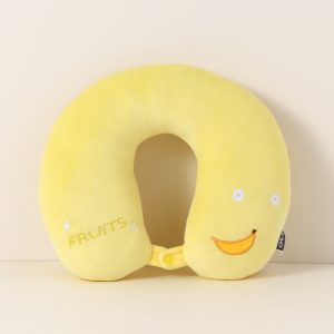 Fruit Collection Banana PP Foam U-Shaped Pillow (Yellow)
