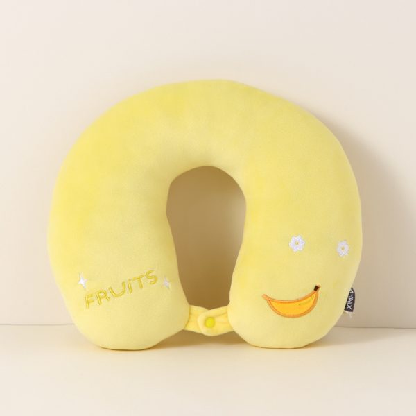 Fruit Collection Banana PP Foam U-Shaped Pillow (Yellow)